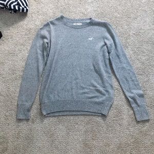 Grey hollister sweater